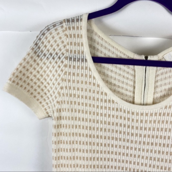 Anthropologie Sparrow Gilt Grid Sweater Dress S - Picture 7 of 12